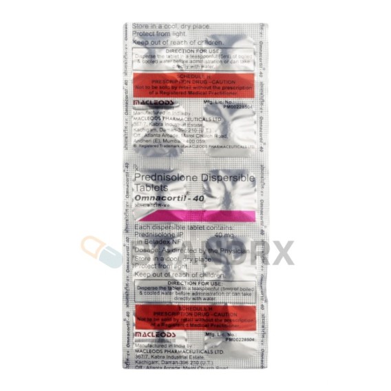Omnacortil 40 mg Macleods